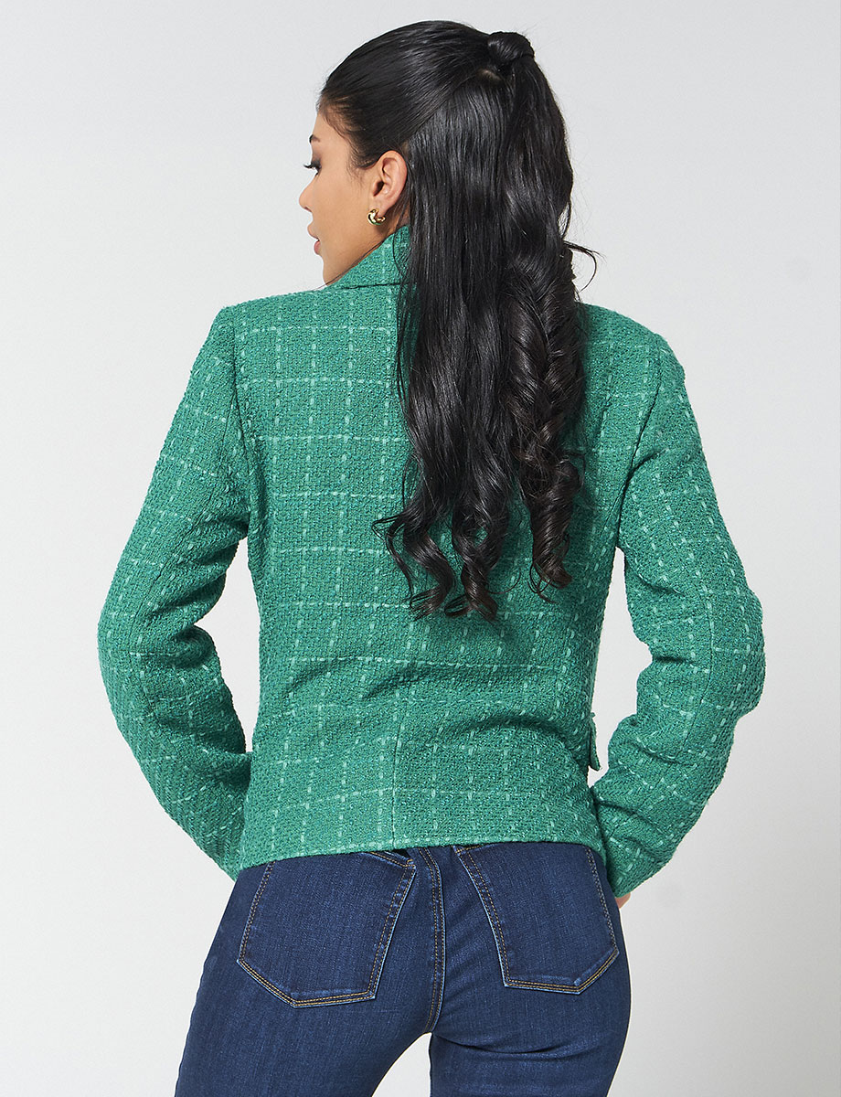 Blazer Tejido Verde
