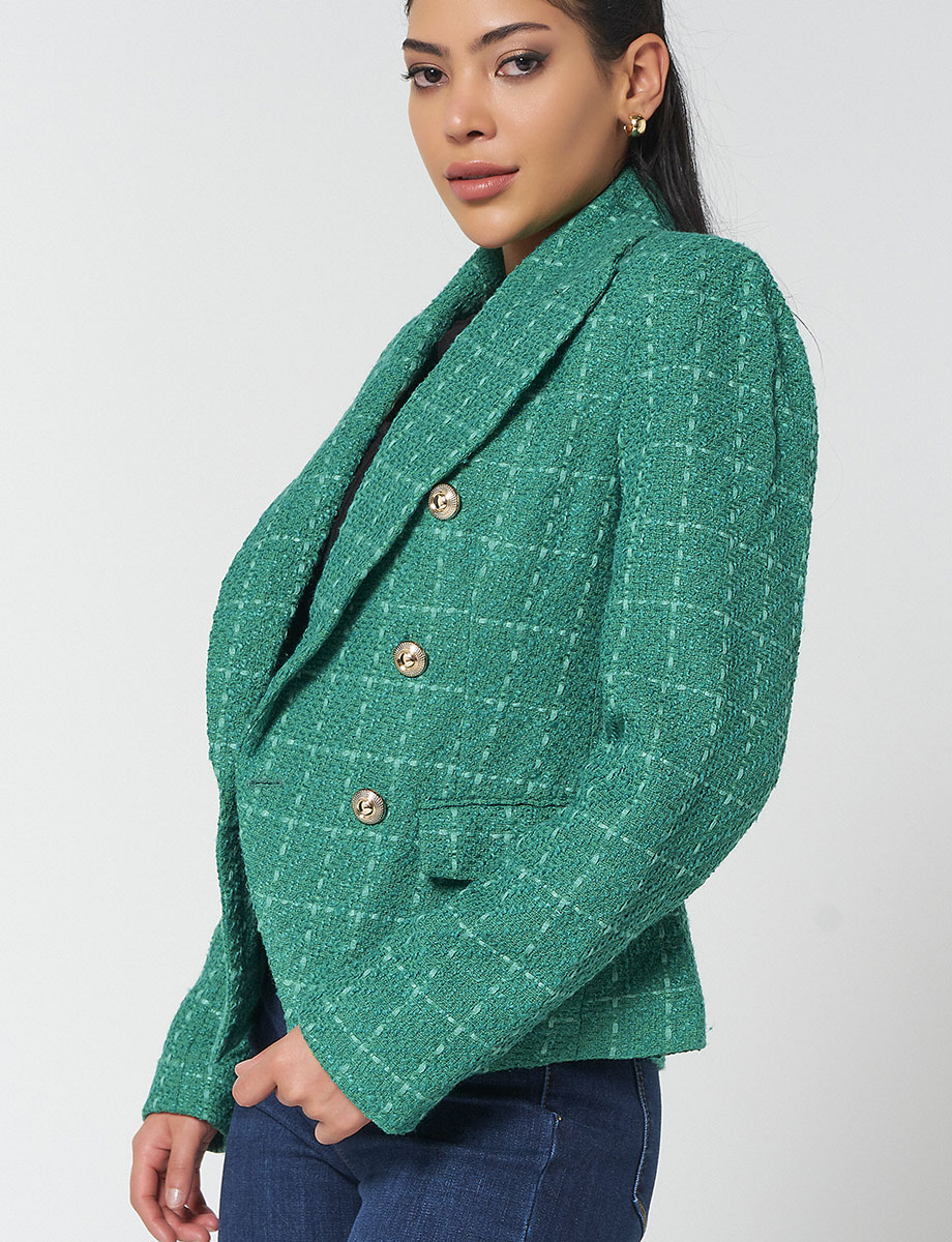 Blazer Tejido Verde