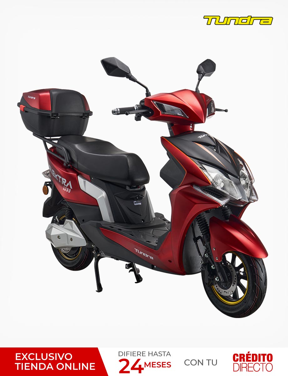 Scooter Eléctrico Elektra 1200 56Km Rojo | Tundra