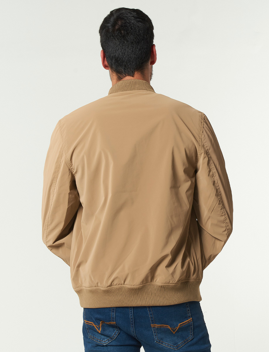 Chaqueta Bomber Camel