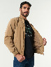 Chaqueta Bomber Camel