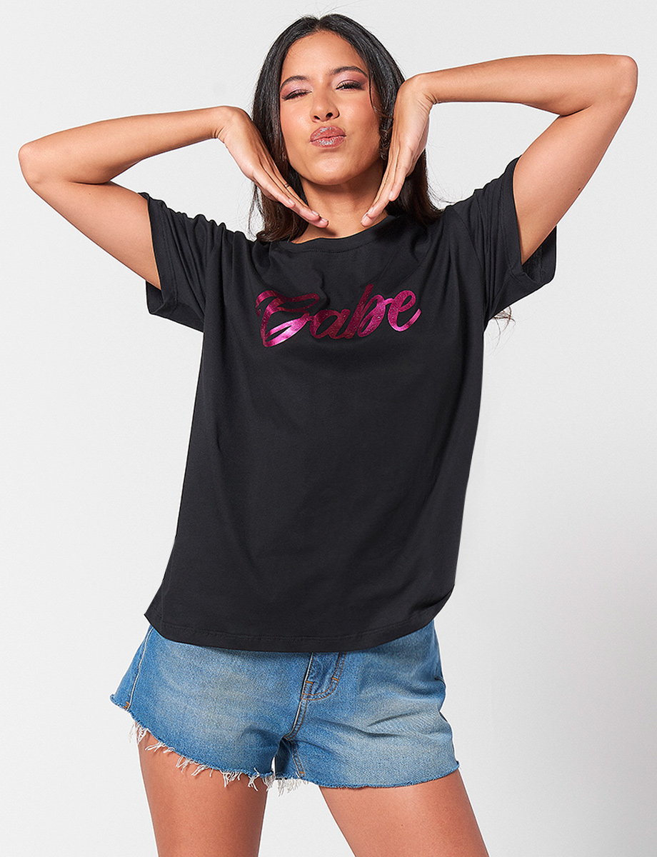 Camiseta Babe Negro