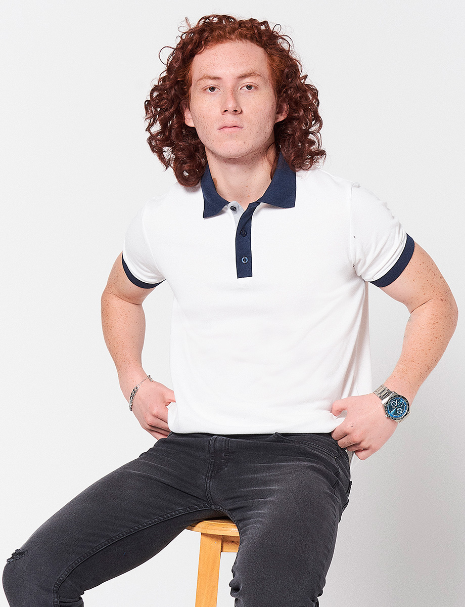 Camiseta Polo Blanca