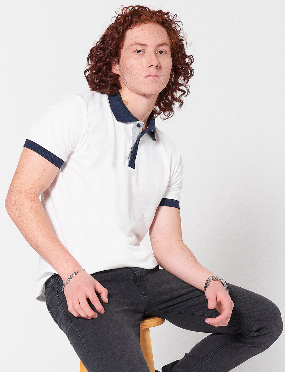 Camiseta Polo Blanca