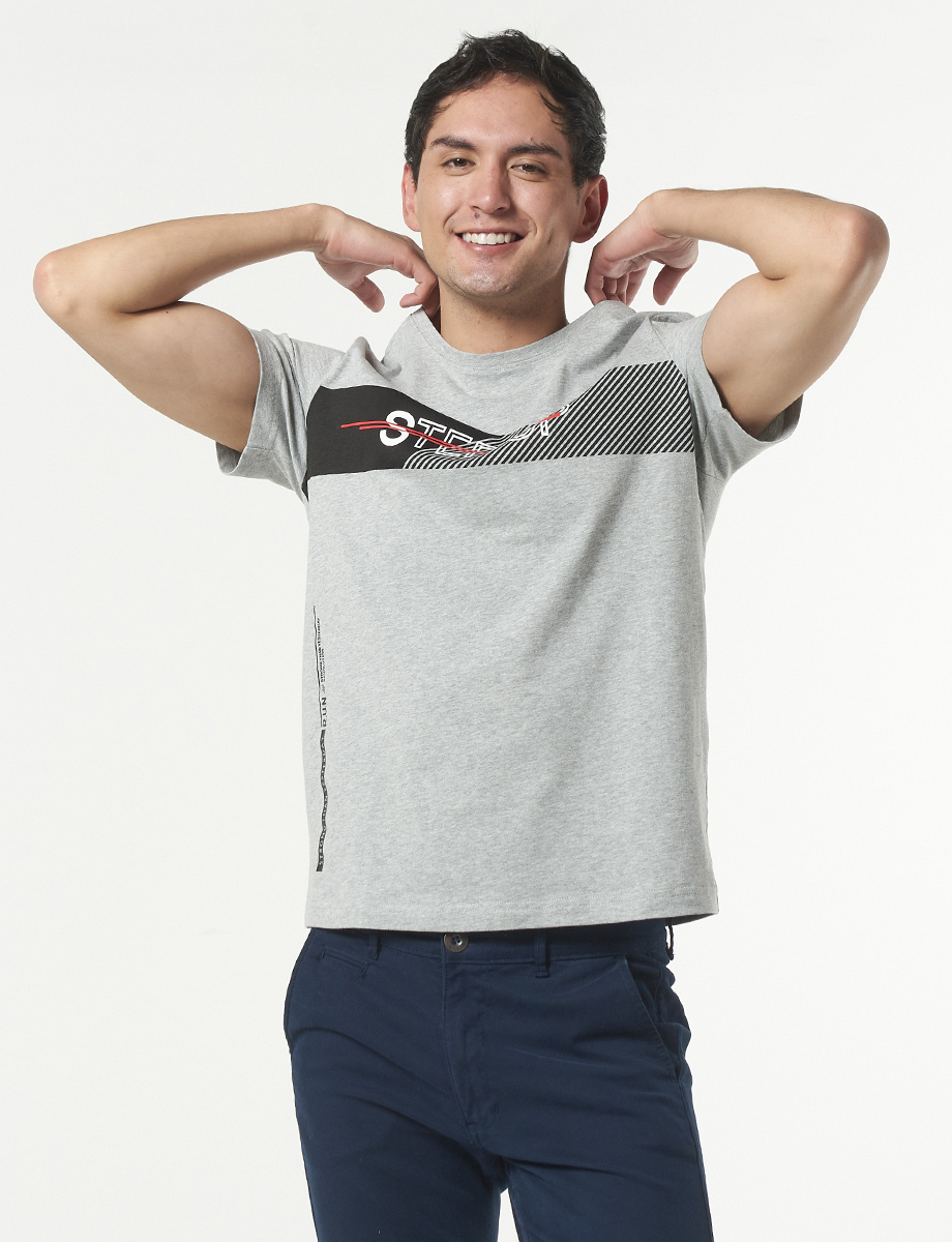 Camiseta Step Up Gris