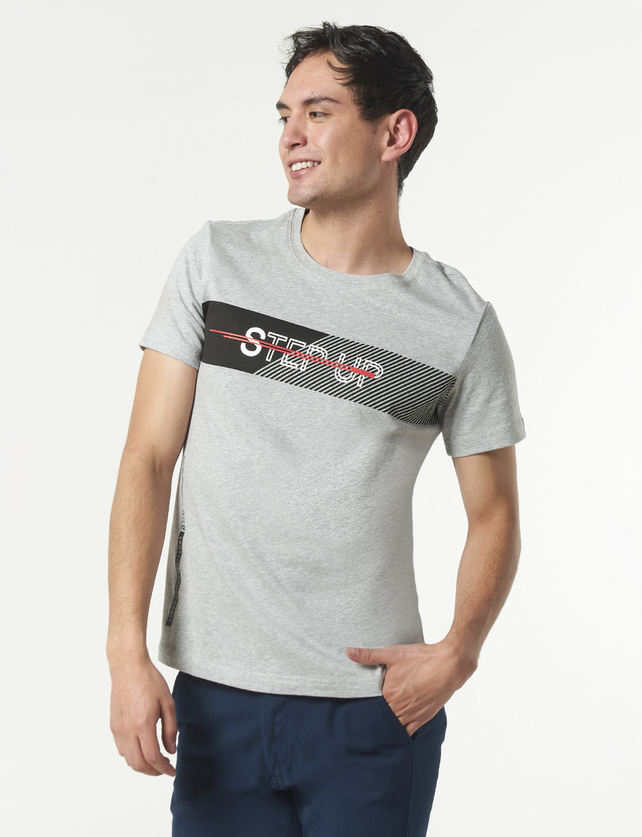 Camiseta Step Up Gris