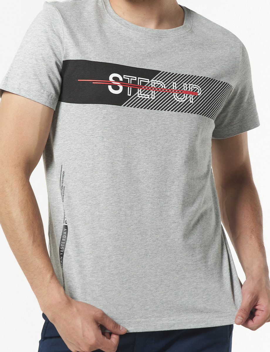 Camiseta Step Up Gris