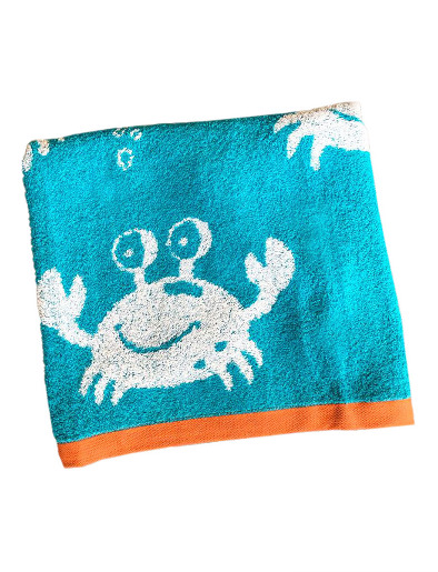Toalla Infantil Diseño Cangrejos 500g | Belia