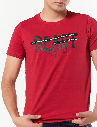Camiseta React Rojo
