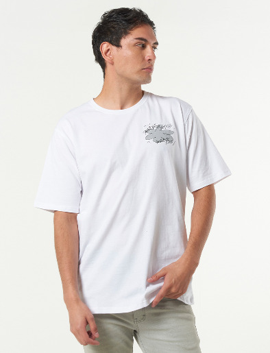 Camiseta Oversize Blanco
