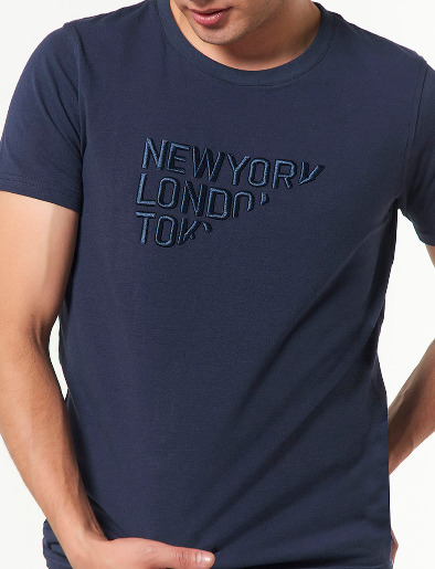 Camiseta New York Azul