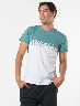 Camiseta Bloque de Color Verde Menta