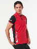 Camiseta Polo Rojo/Negro Outsiders