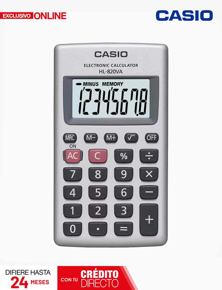 Calculadora Portátil HL-820VA | Casio