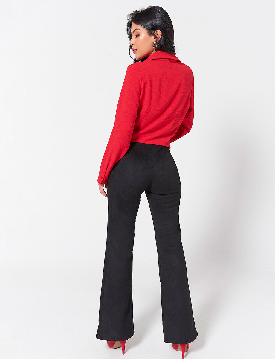 Pantalón Bota Ancha Negro