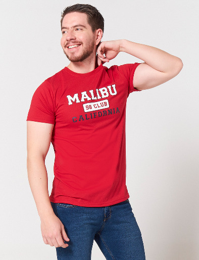 Camiseta Malibu Roja