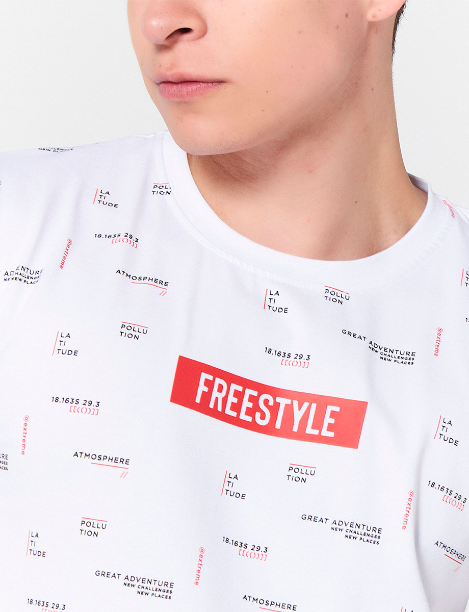 Camiseta FreeStyle Blanco