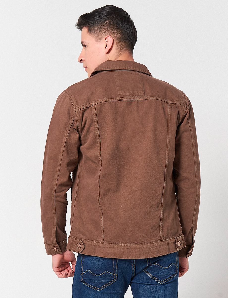 Chaqueta Denim Café