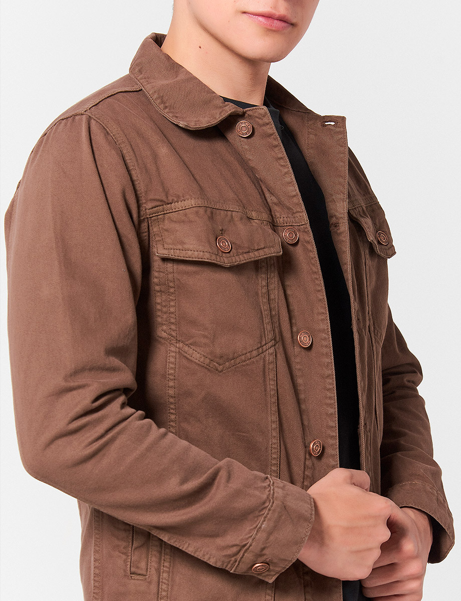 Chaqueta Denim Café
