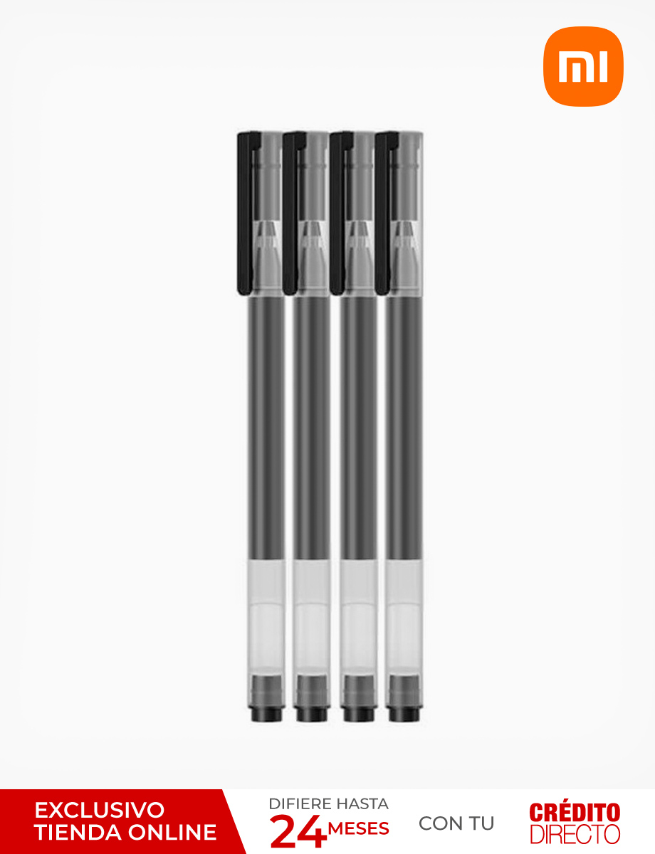 Set Bolígrafos Tinta Negra de Gel x10 | Xiaomi