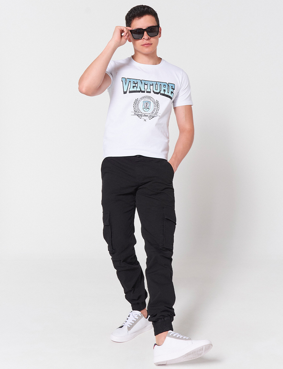 Pantalón Cargo Negro