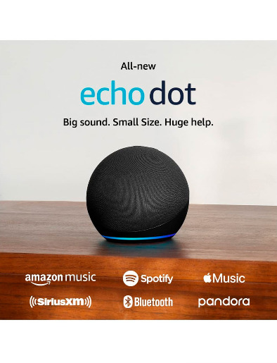 Parlante Inteligente Echo Dot 5ta Generación Negro | <em class="search-results-highlight">Amazon</em>