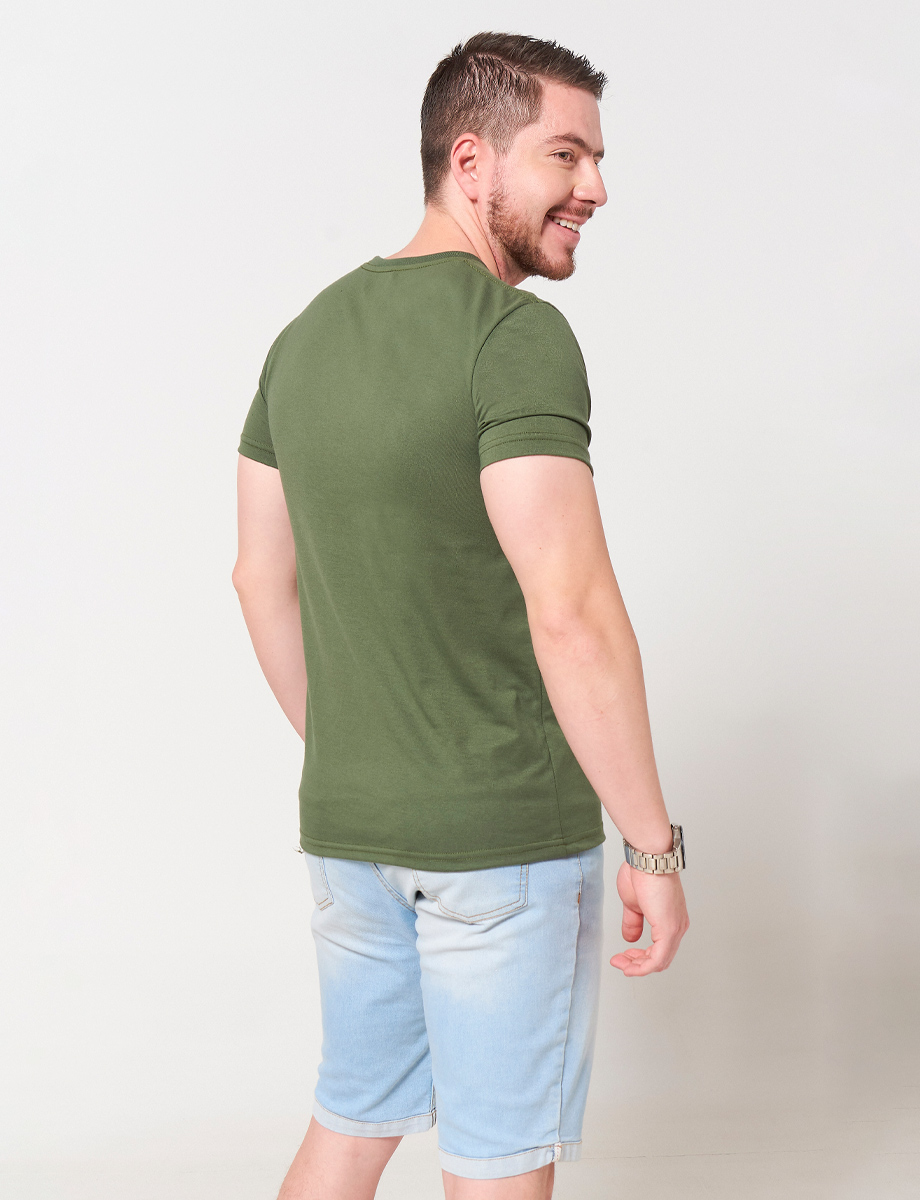 Camiseta No Fiar Verde Oliva
