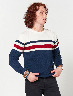 Sweater Bloque Azul Marino