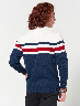 Sweater Bloque Azul Marino