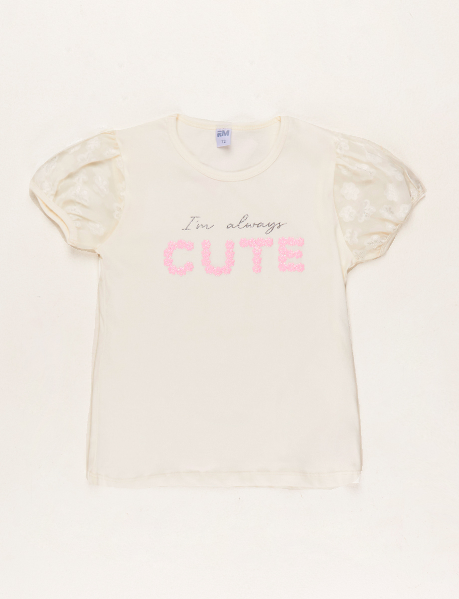Camiseta Cute Crudo