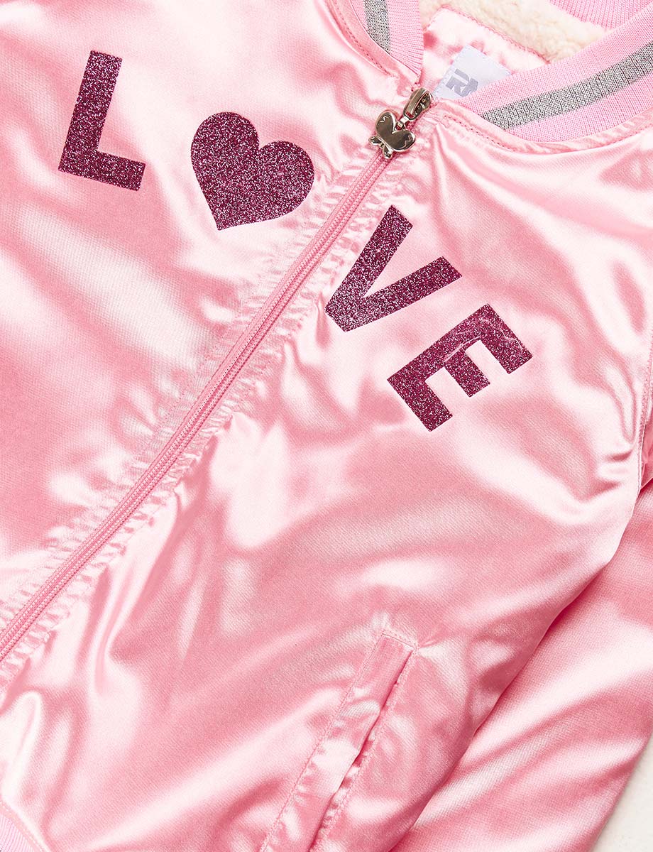 Chaqueta Love Rosada
