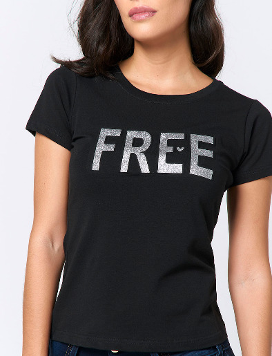 Camiseta Free Negro