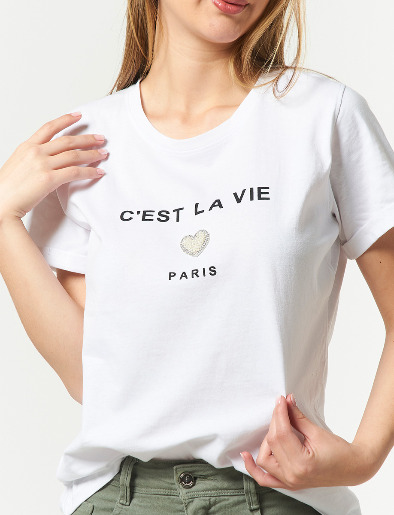 Camiseta París Blanca