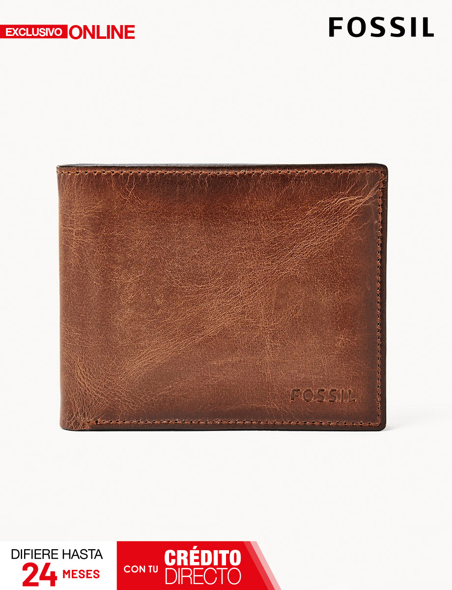 Billetera Café de Cuero | Fossil