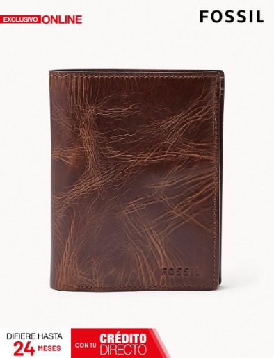 Billetera Cuero Café | <em class="search-results-highlight">Fossil</em>