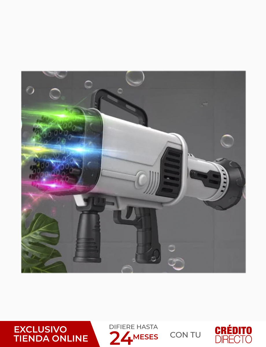 Bazooka Burbujas Espacial Negro/Blanco