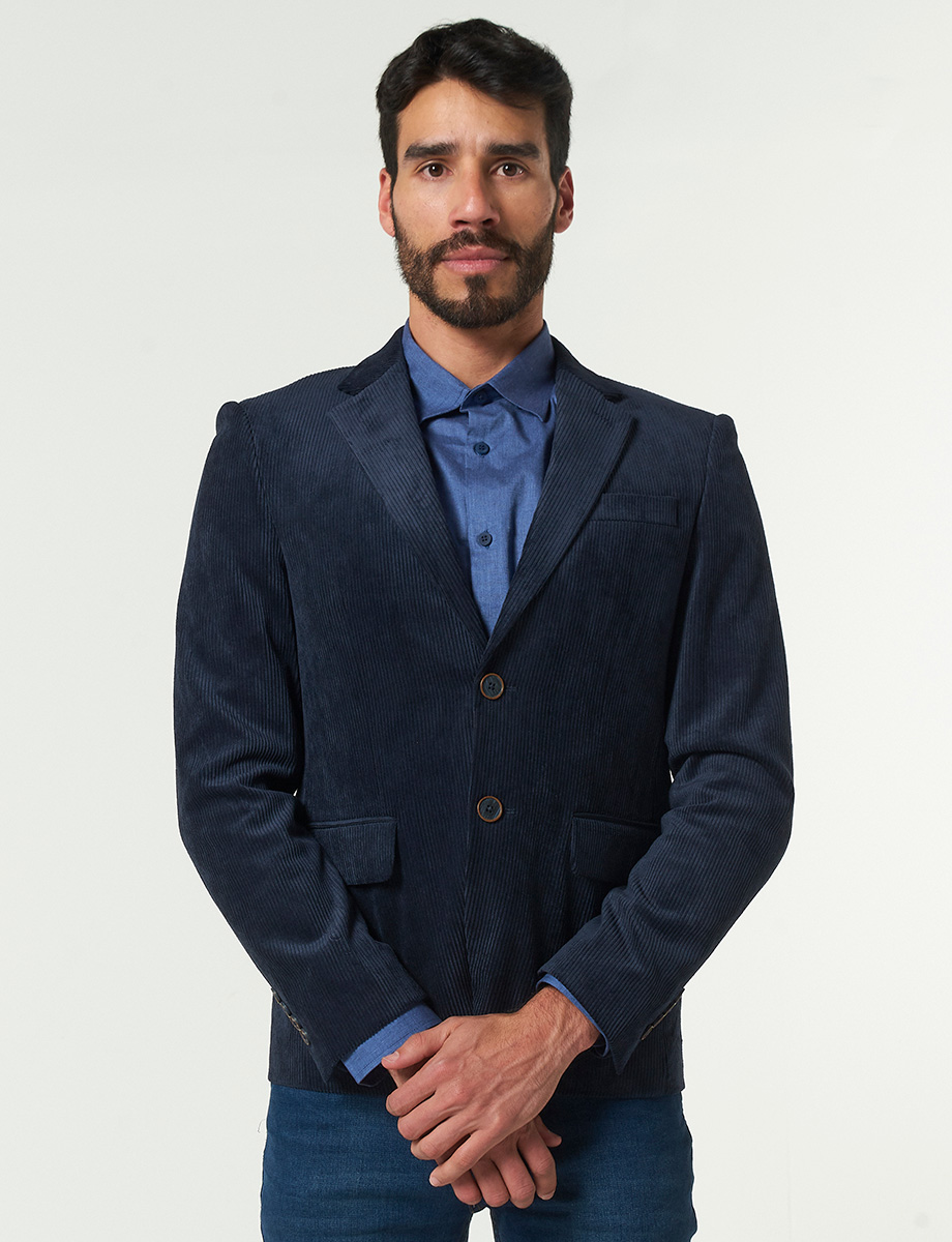 Blazer Pana Azul Marino