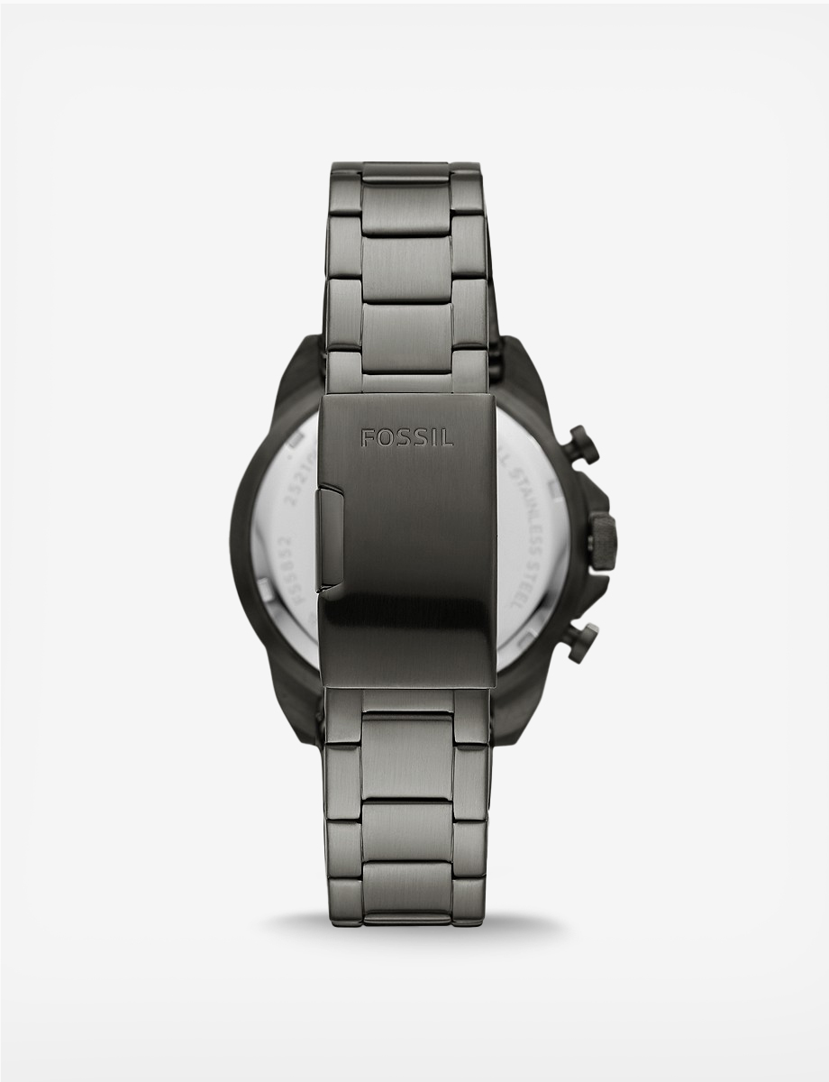 Reloj Bronson en Acero Inoxidable Humo | Fossil