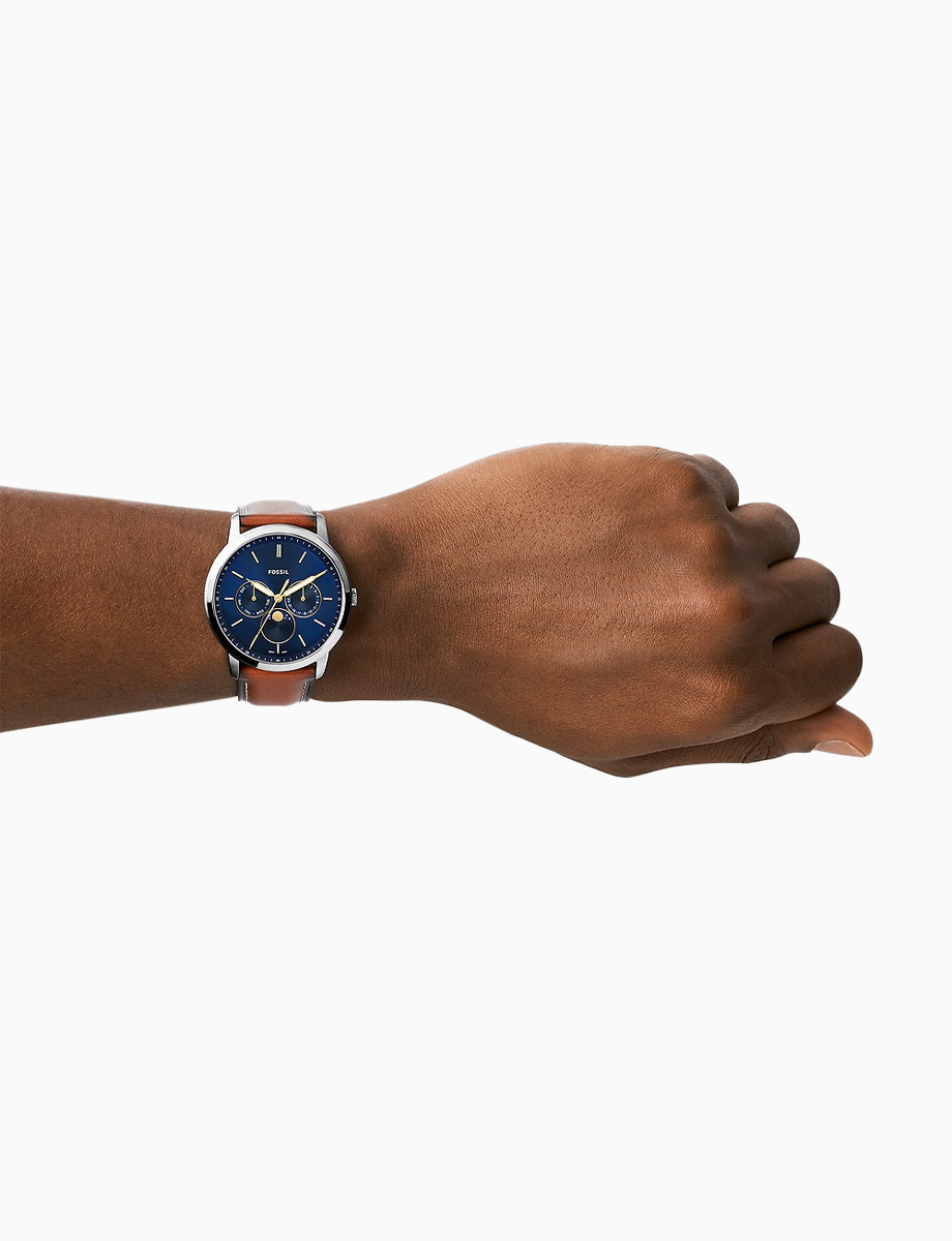 Reloj Neutra en Cuero Marrón | Fossil