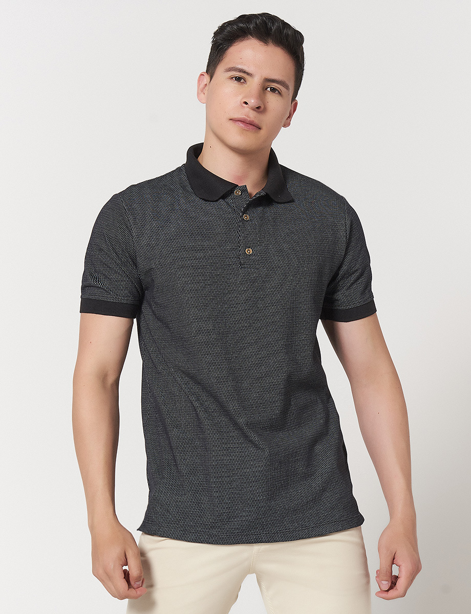 Camiseta Polo Negra