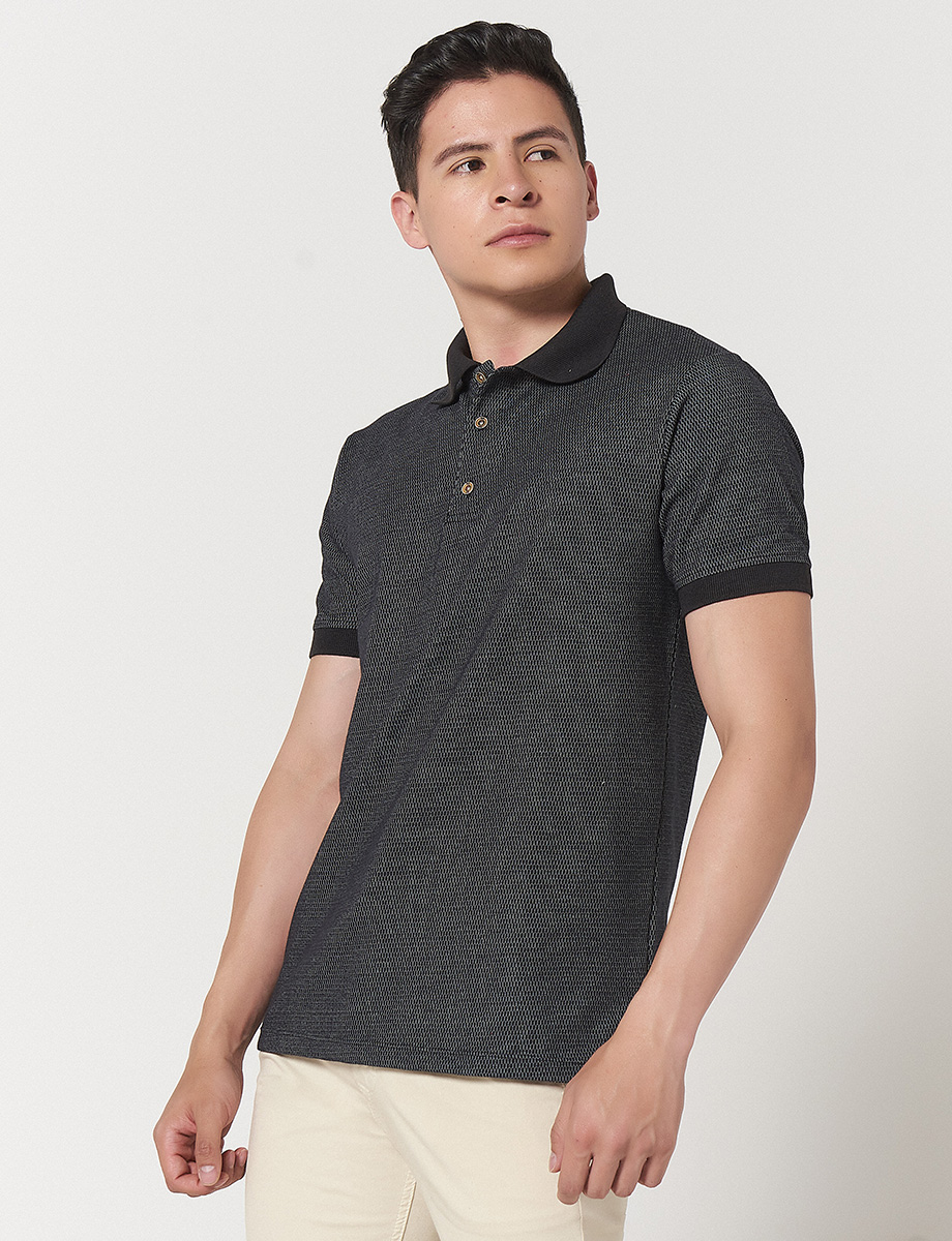 Camiseta Polo Negra