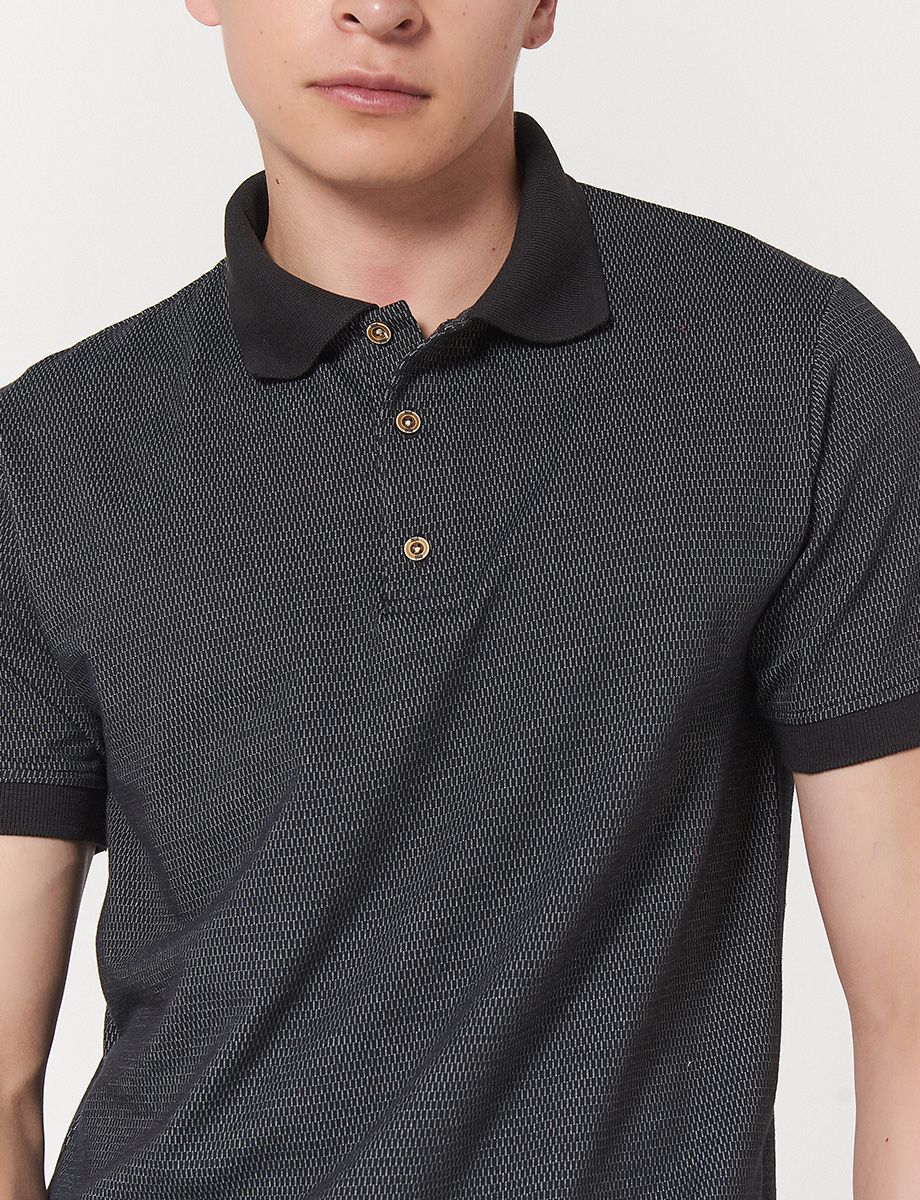 Camiseta Polo Negra