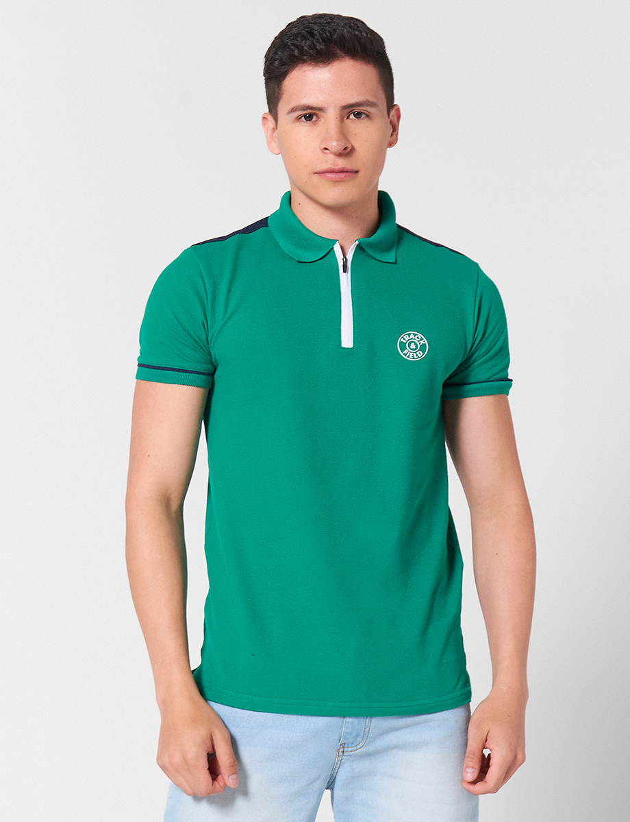 Camiseta Polo Verde Track