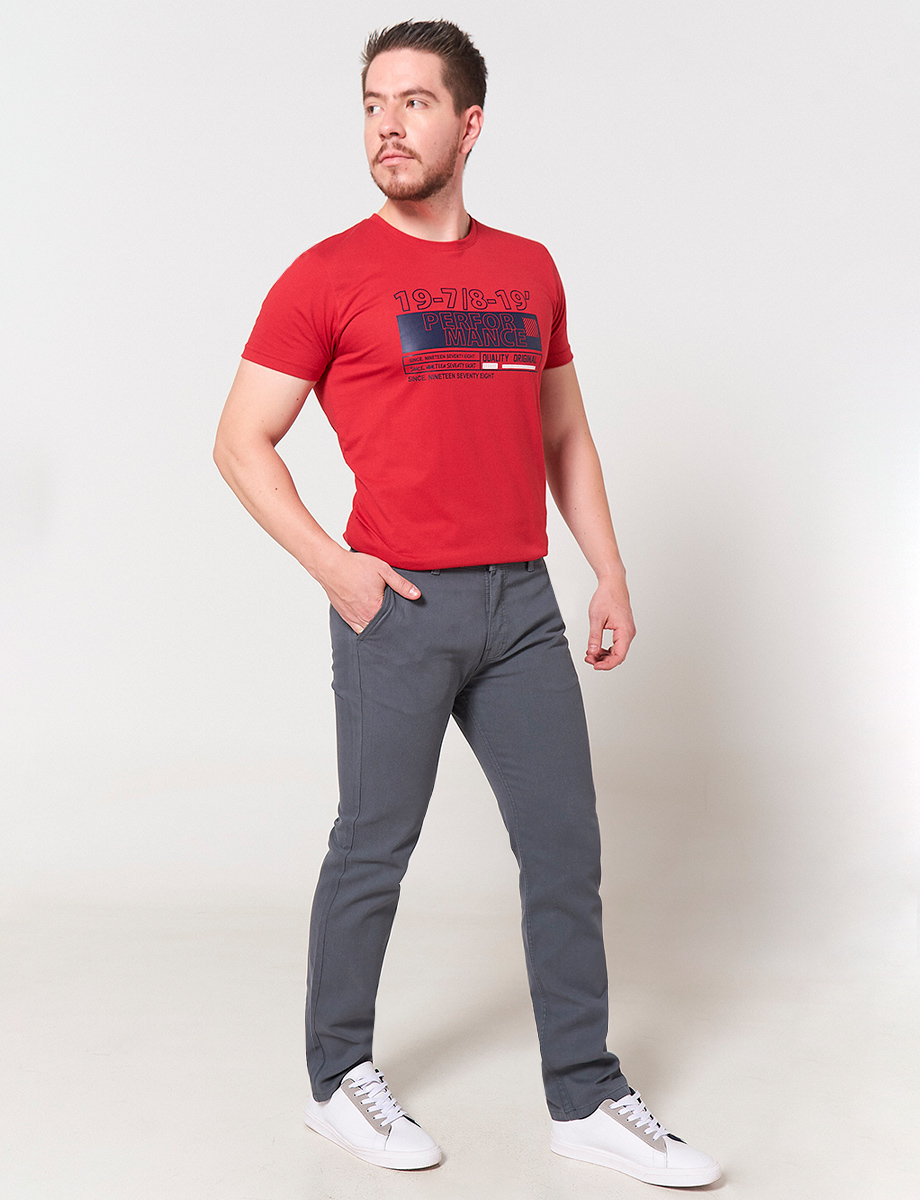 Pantalón Chino Gris
