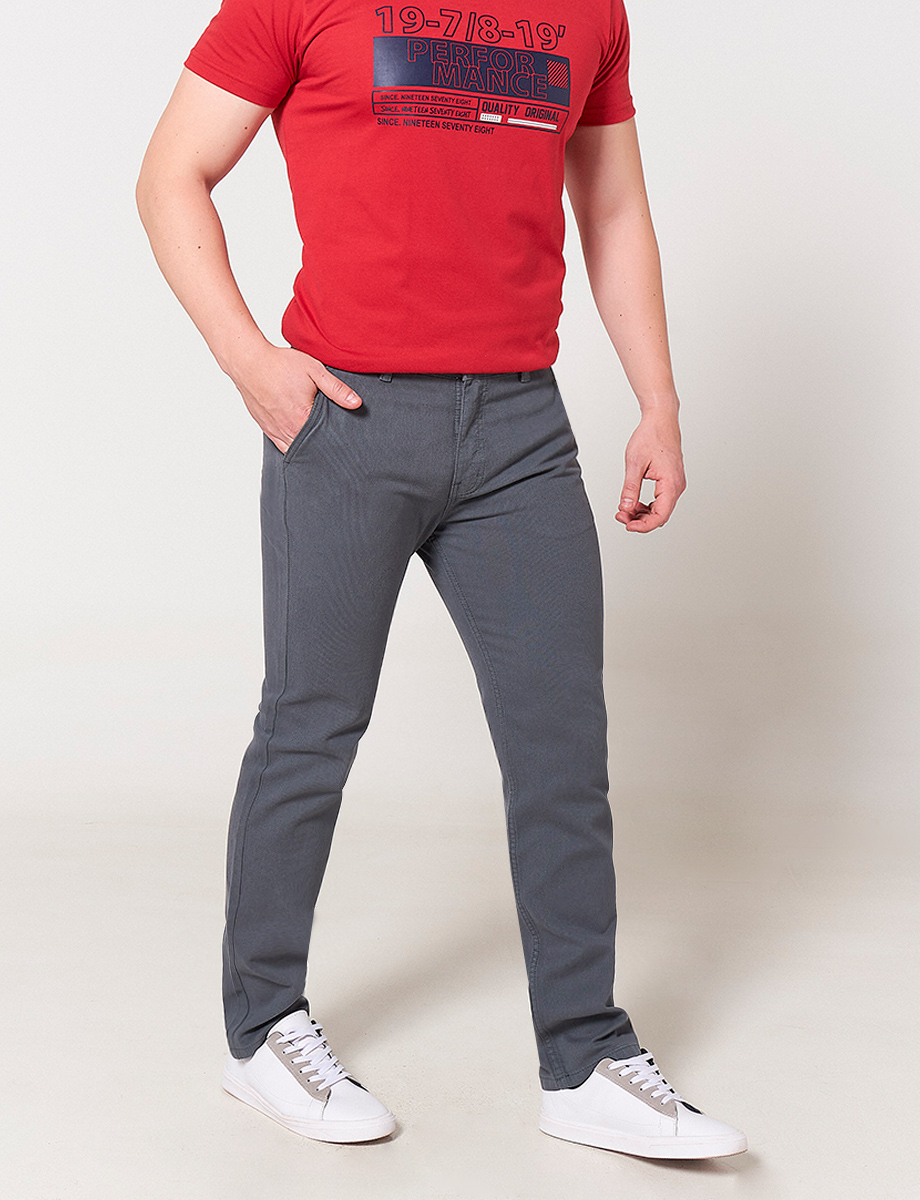 Pantalón Chino Gris