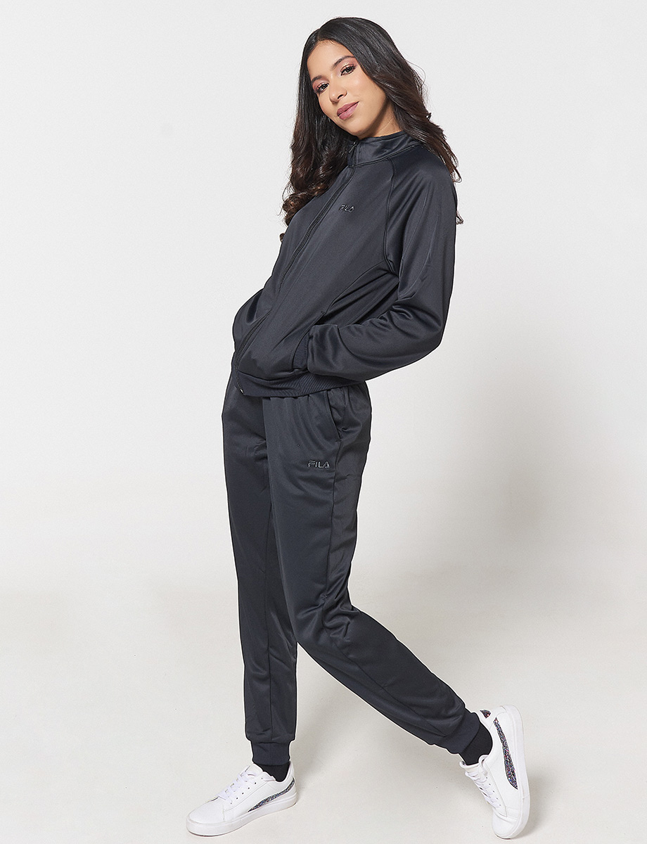 Calentador Chompa+ Pantalón Negro Fila