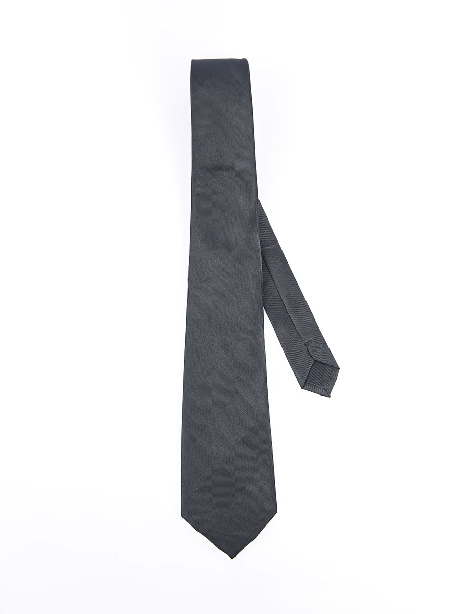 Corbata Cuadros Negro