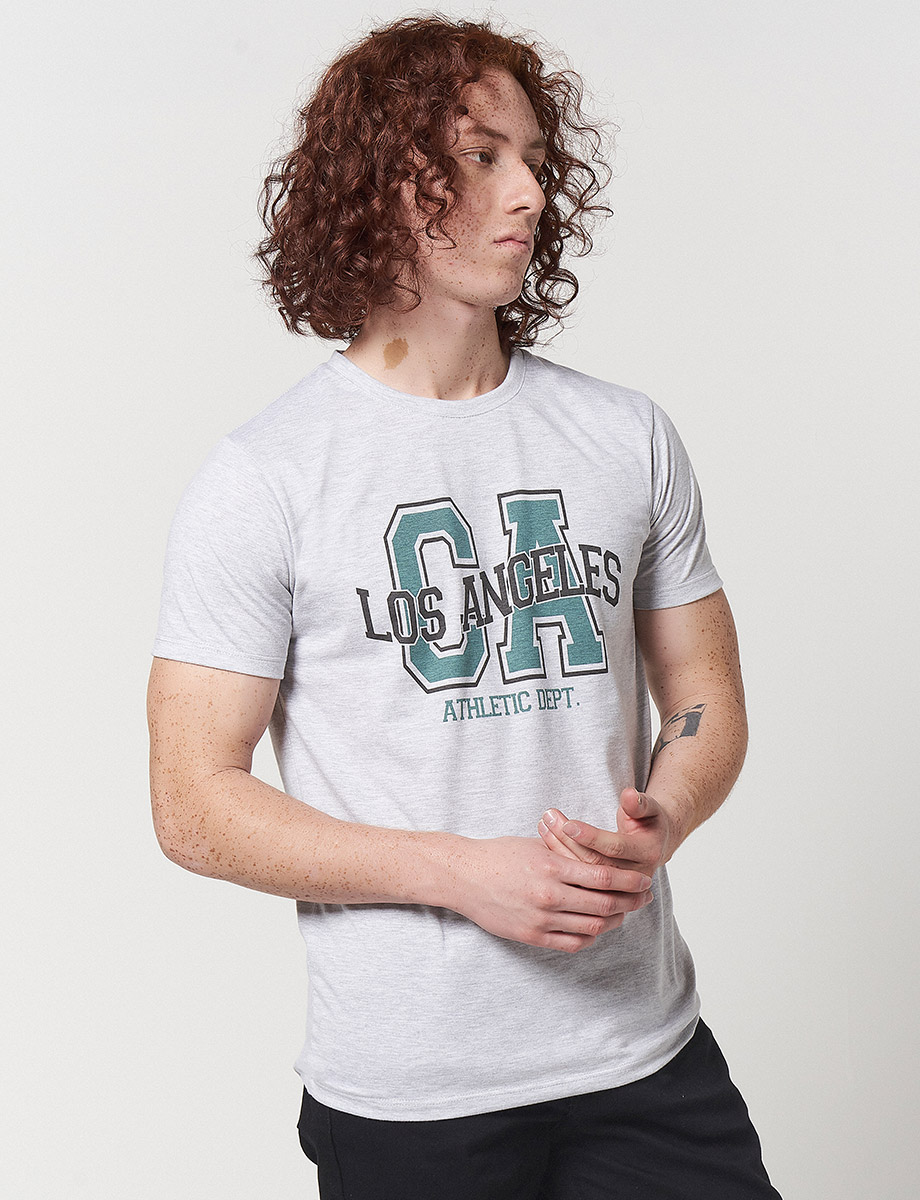 Camiseta Gris Claro