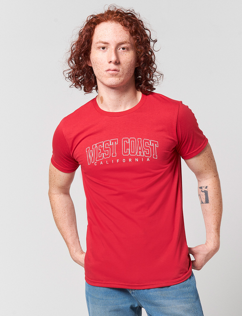 Camiseta West Coast Rojo
