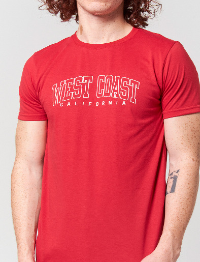 Camiseta West Coast Rojo